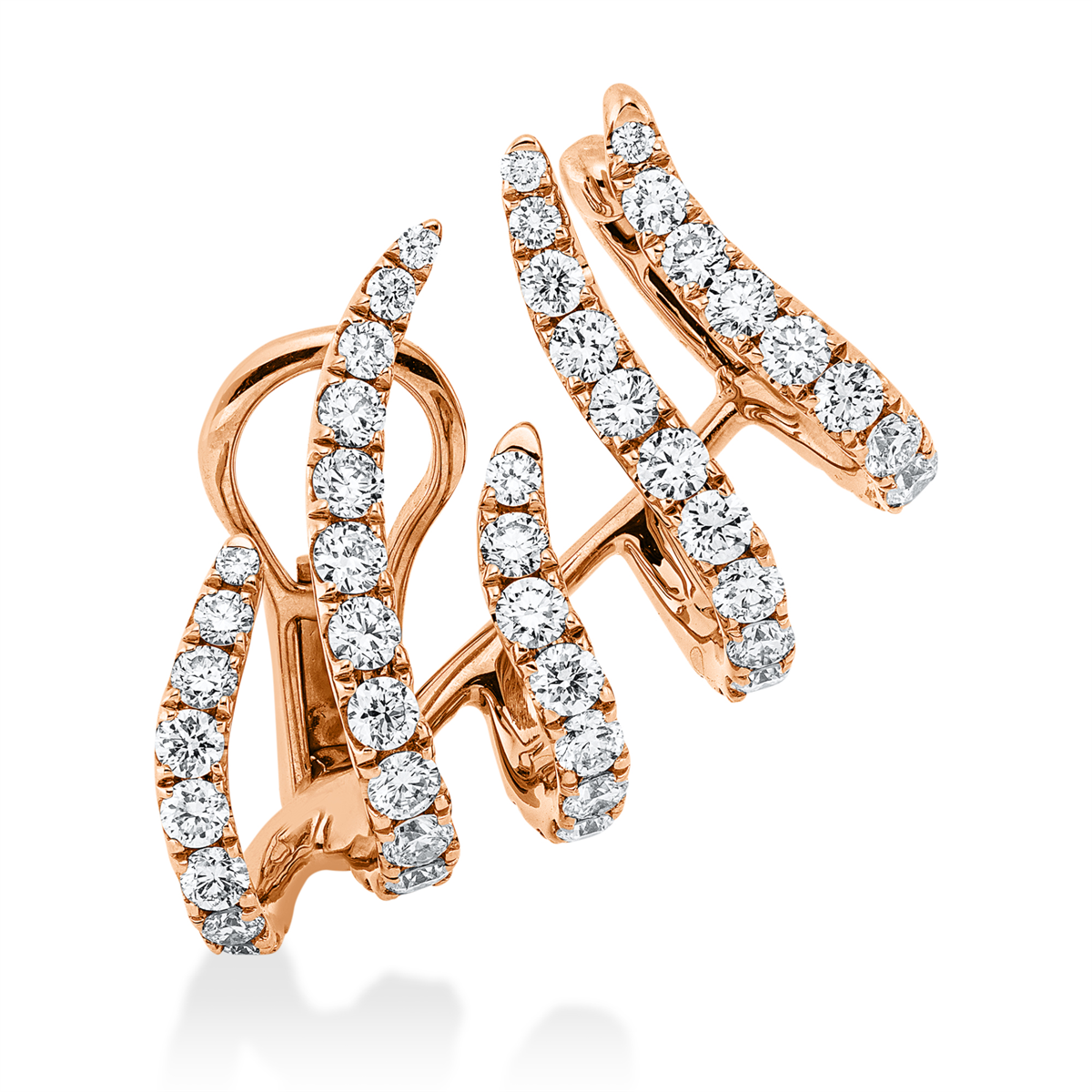 Ohrschmuck 18 kt RG, Ohrmanschette