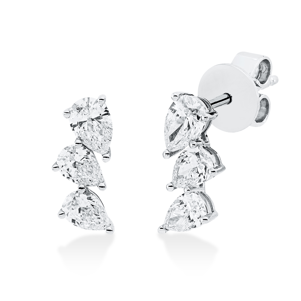 Ohrstecker 18 kt WG