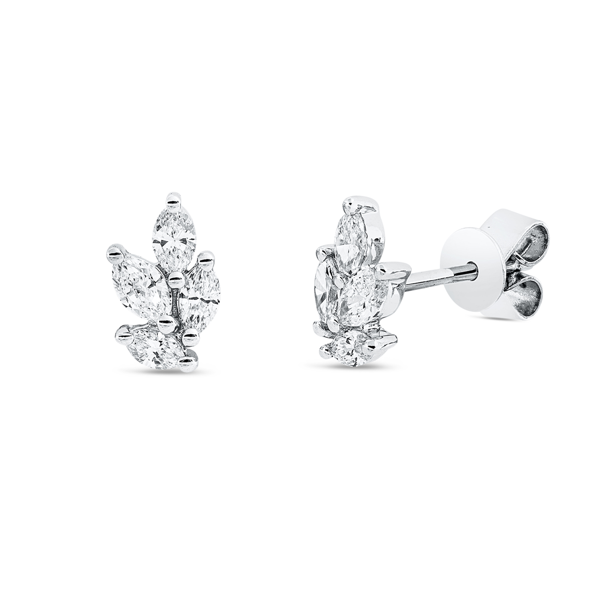 Ohrstecker 18 kt WG