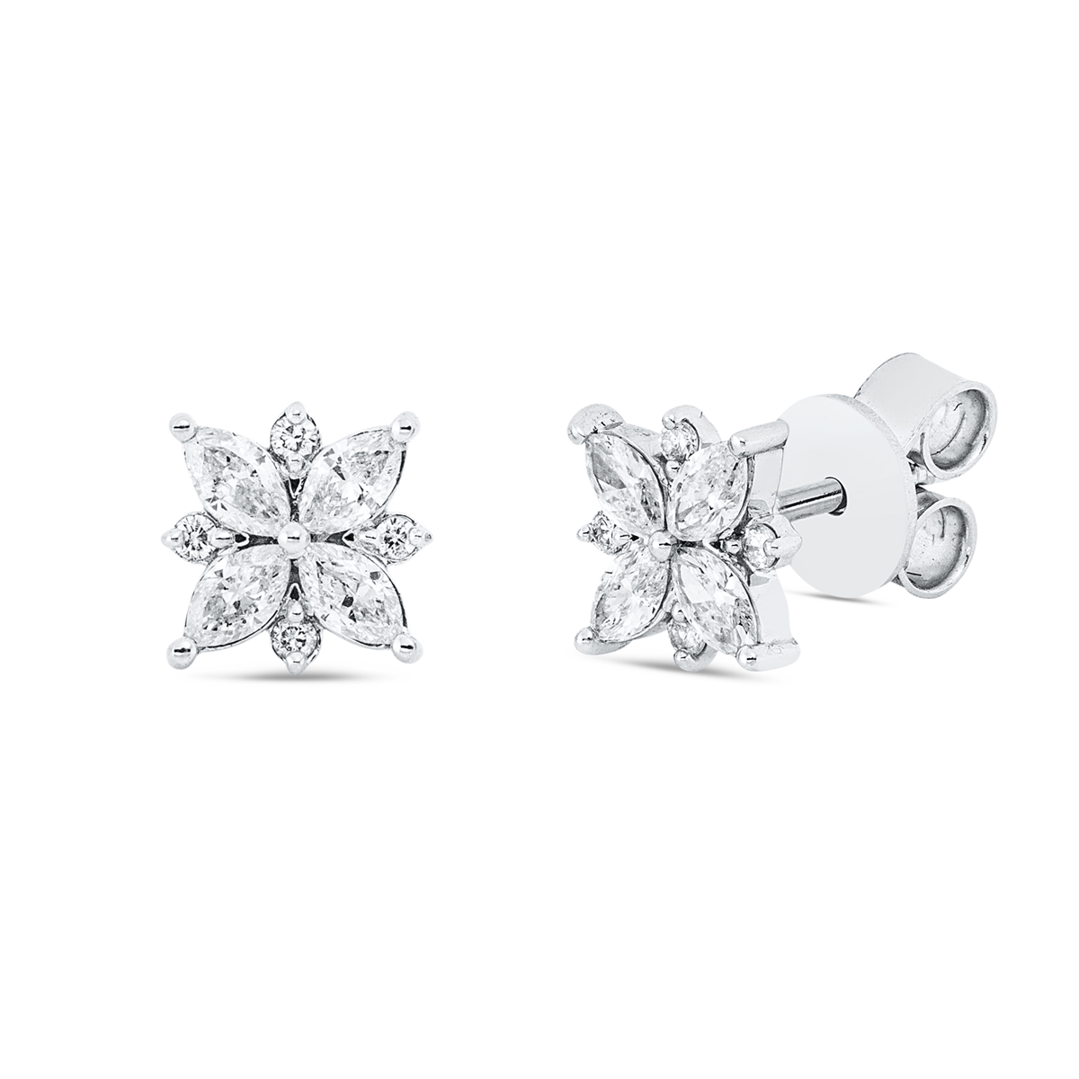 Ohrstecker 18 kt WG