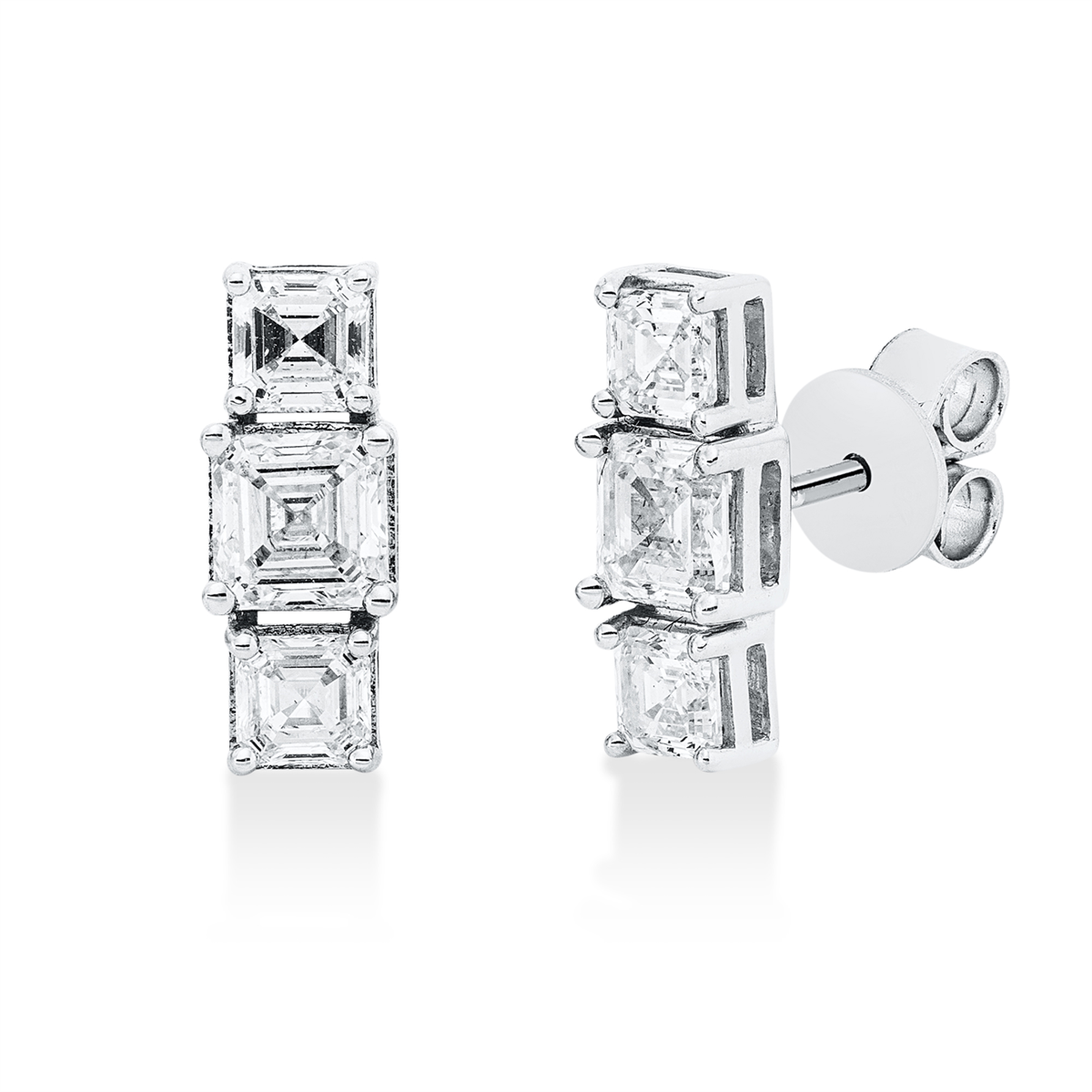 Ohrstecker 18 kt WG