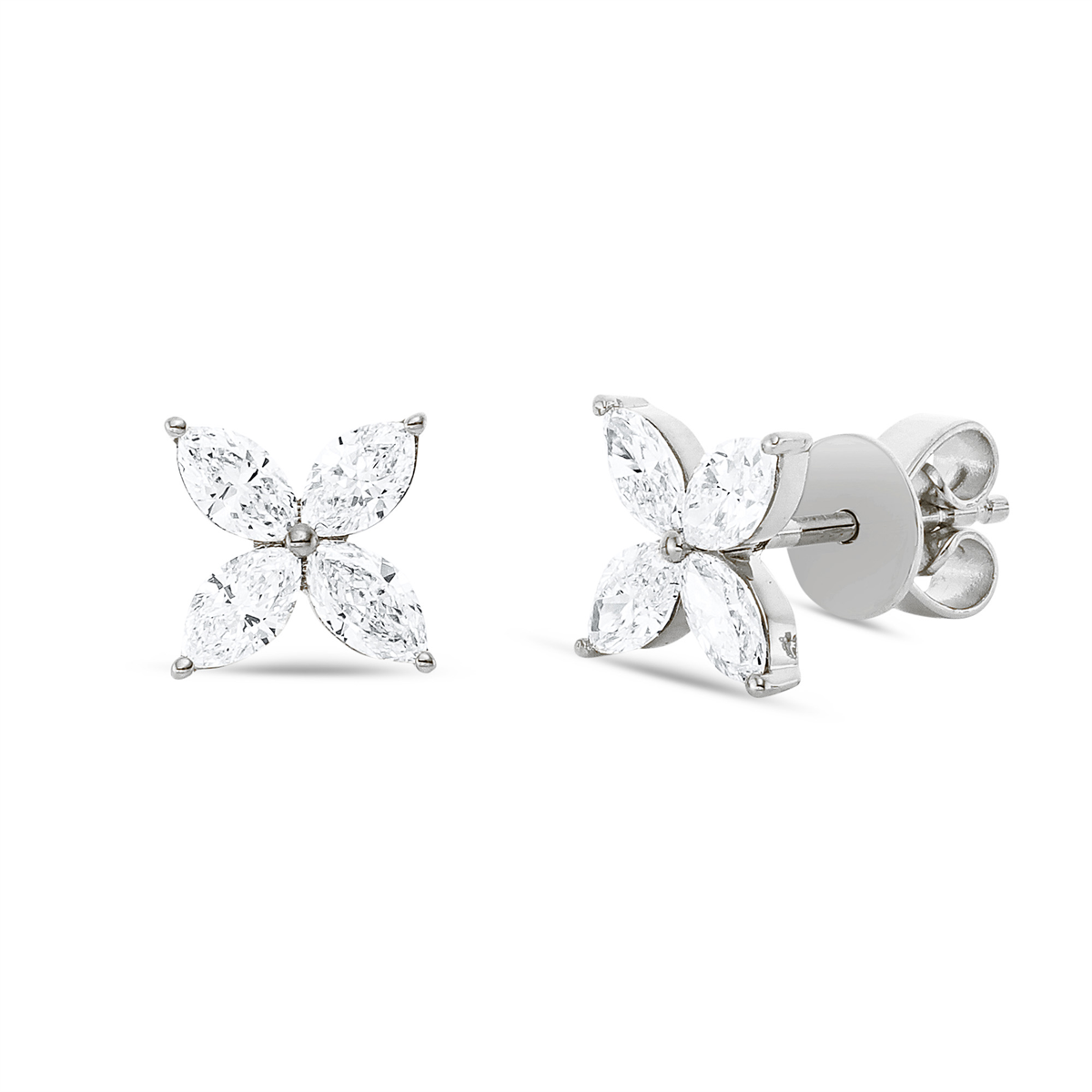 Ohrstecker 18 kt WG