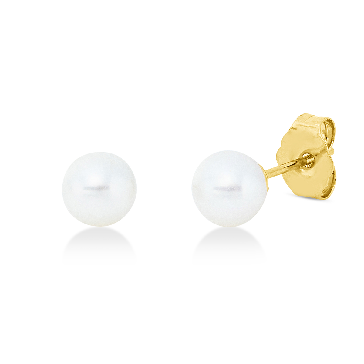 Ohrstecker  18kt Gelbgold mit 0,00ct Diamanten