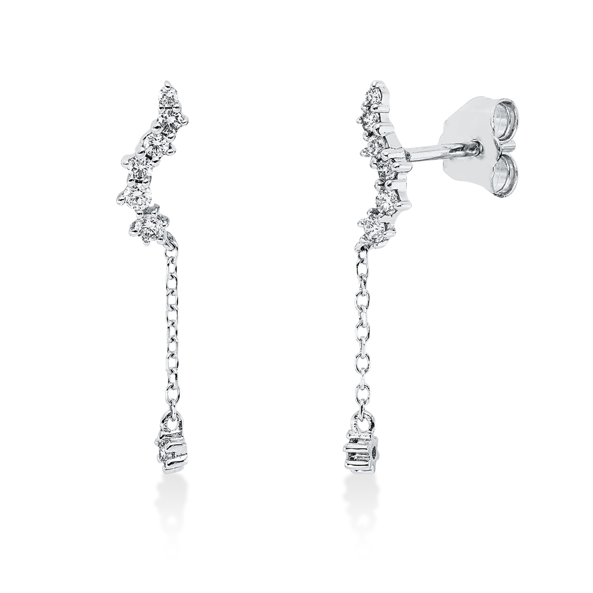 Ohrstecker 18 kt WG