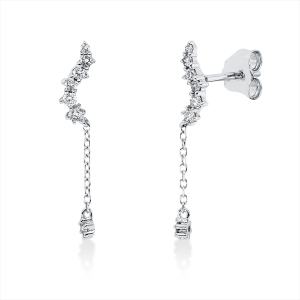 Ohrstecker 18 kt WG