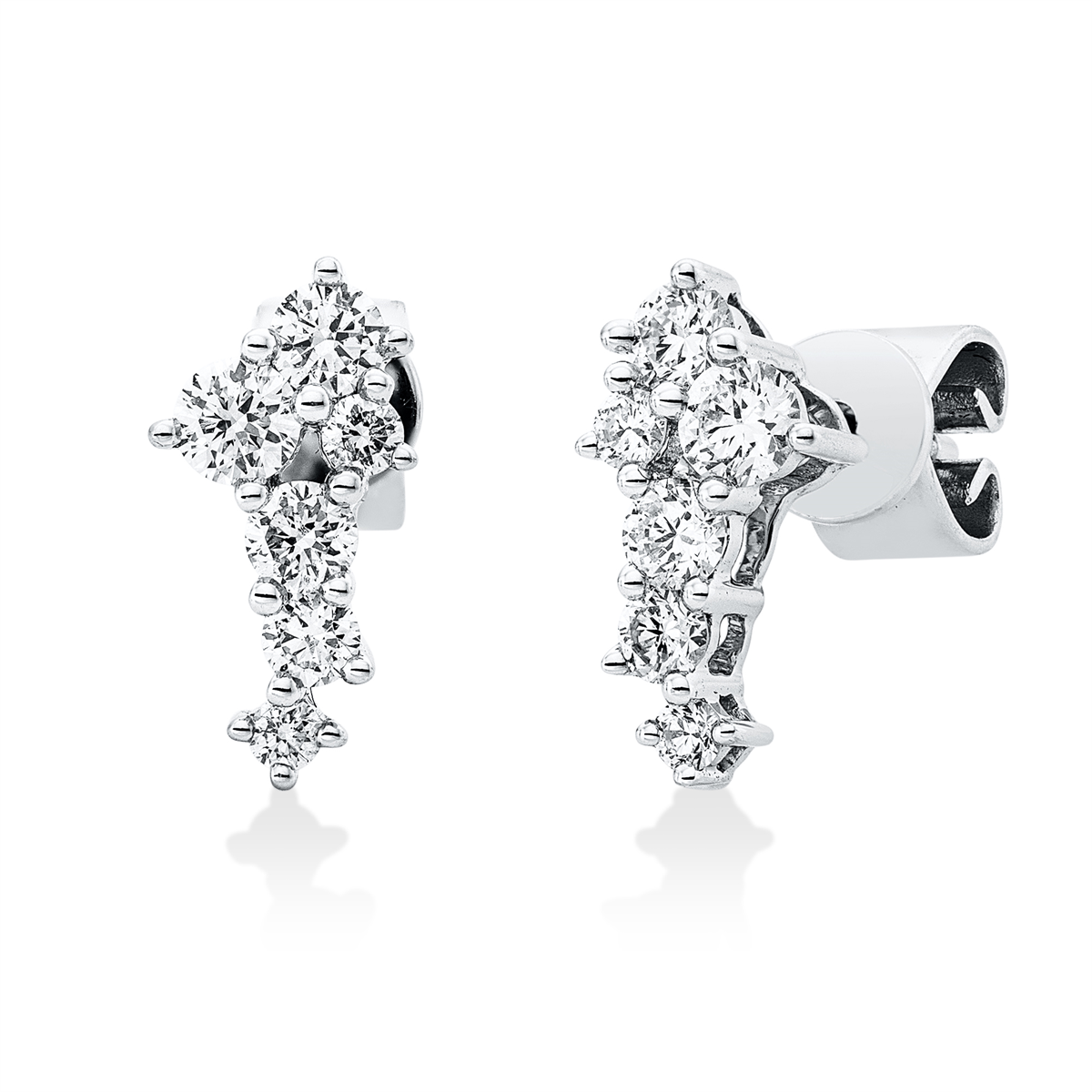 Ohrstecker 18 kt WG