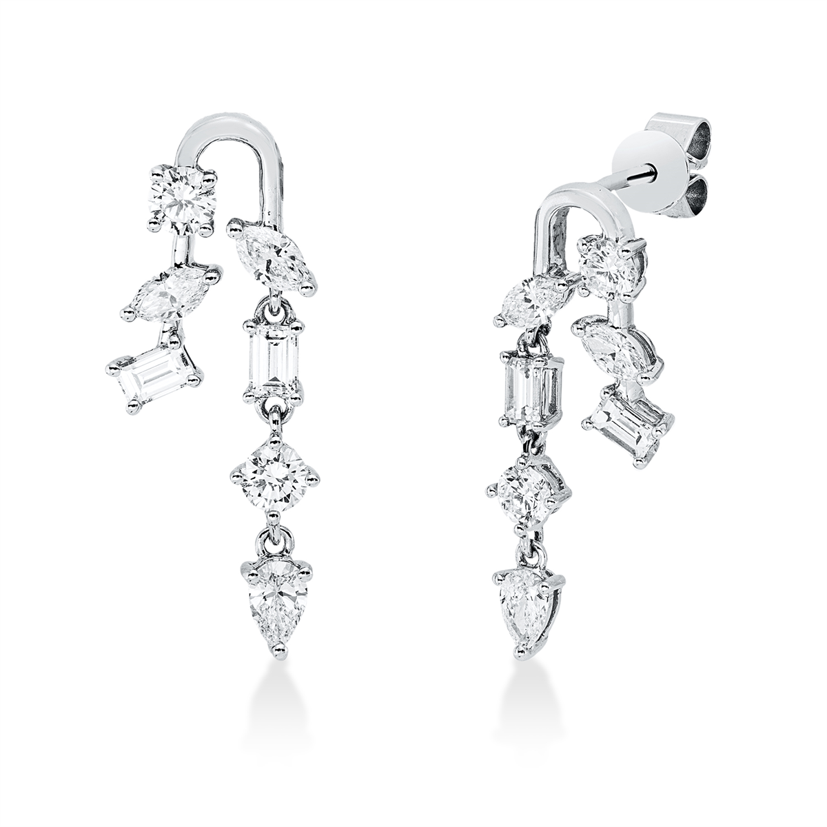 Ohrstecker 18 kt WG