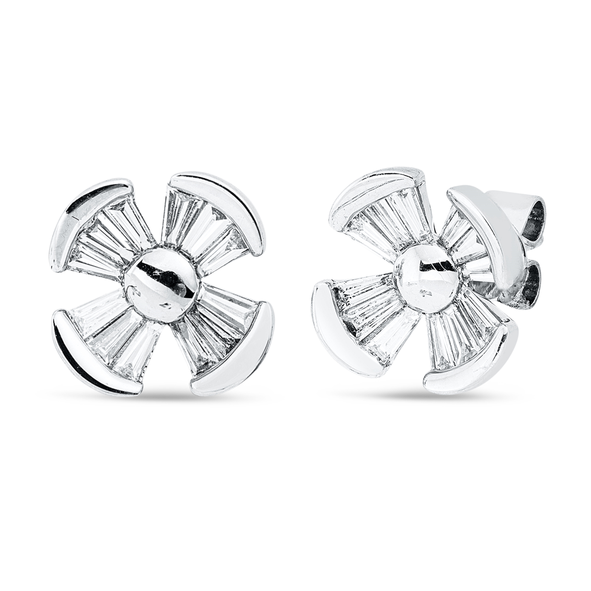Ohrstecker 18 kt WG