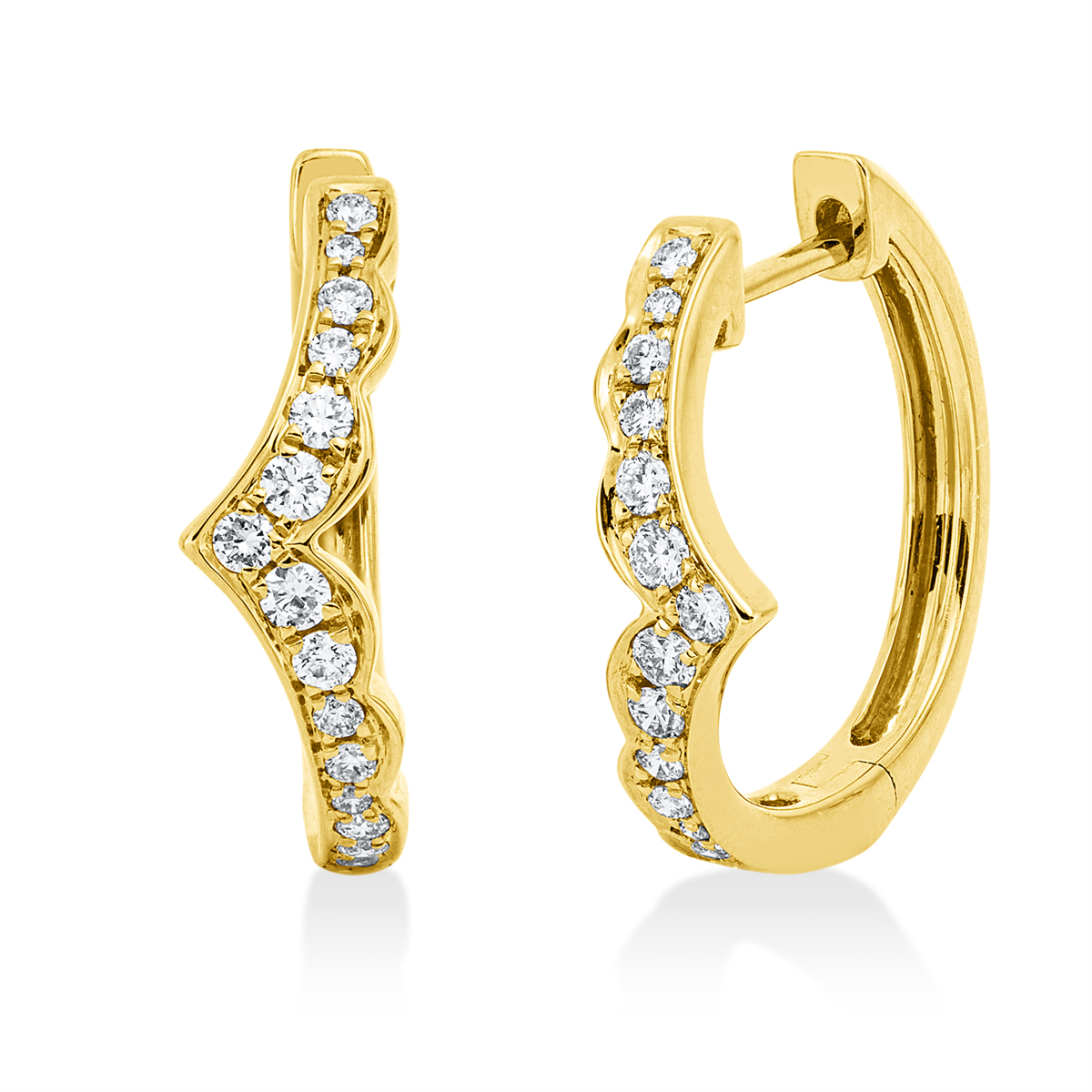 Creolen 18 kt GG