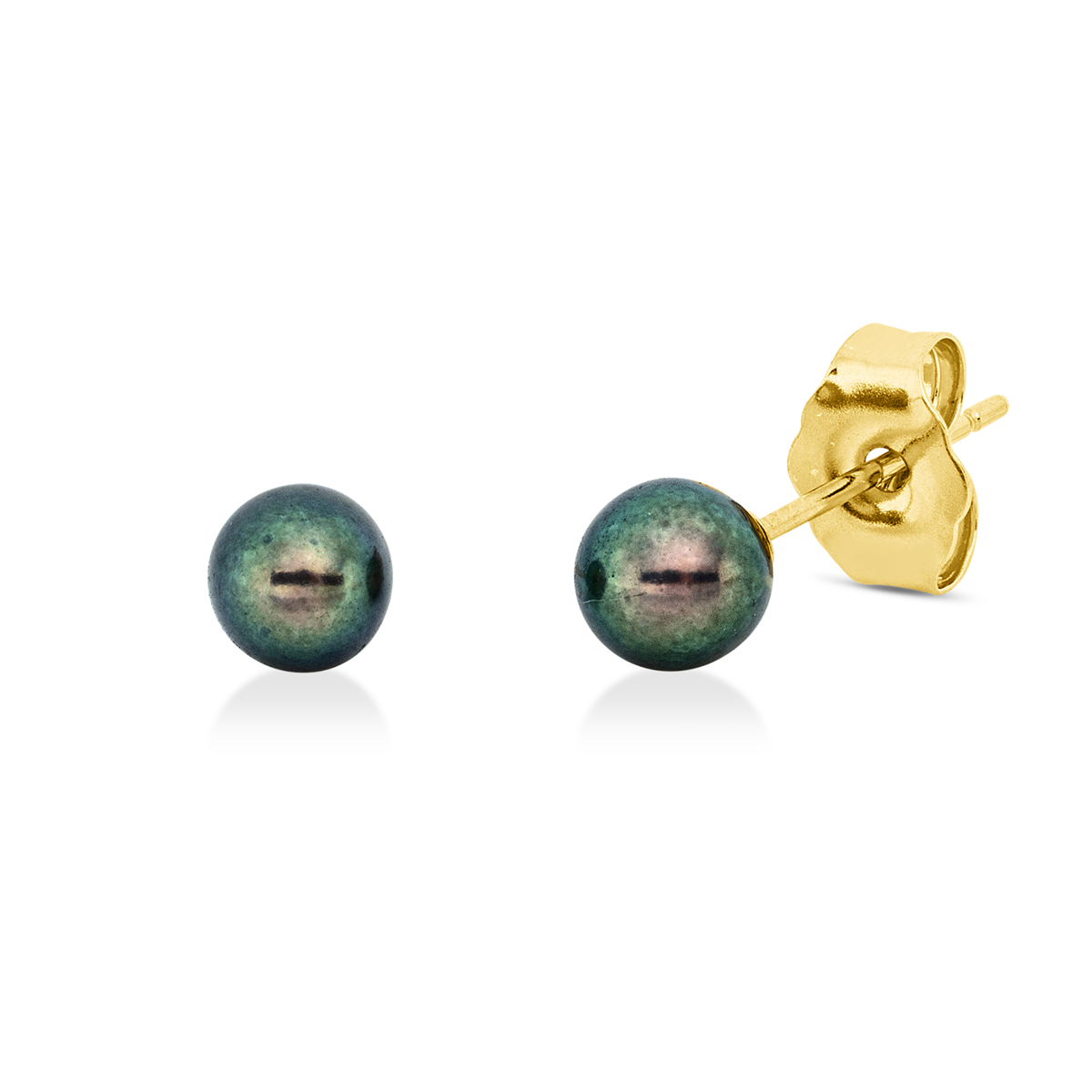 Ohrstecker  18kt Gelbgold mit 0,00ct Diamanten