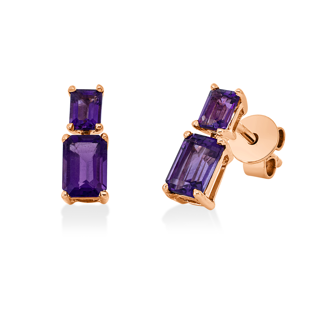 Ohrschmuck 4er-Krappe 18 kt RG