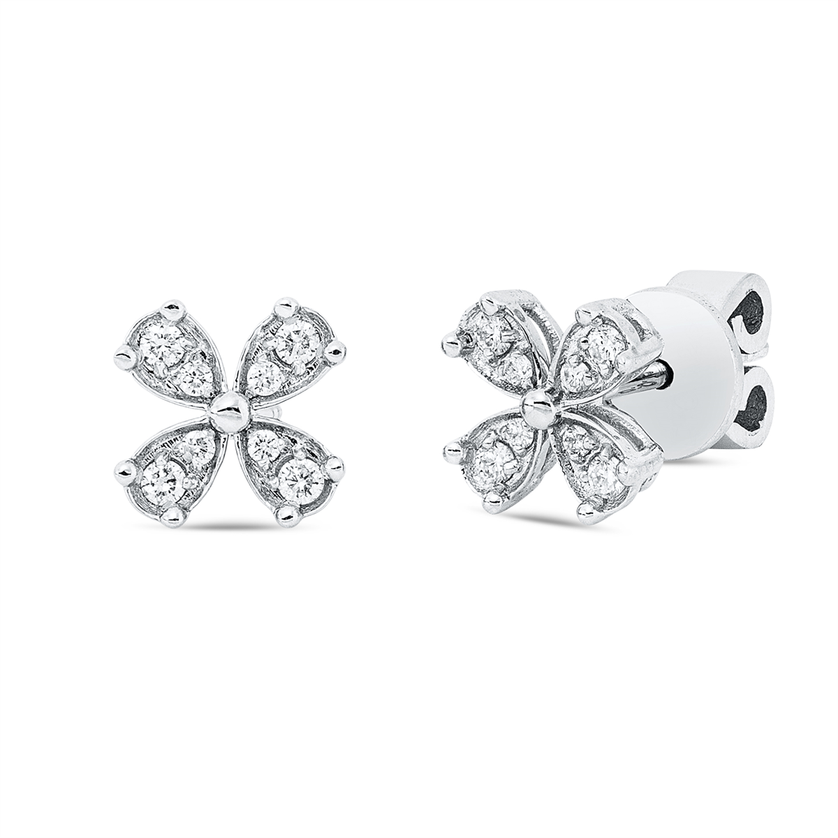 Ohrstecker 18 kt WG