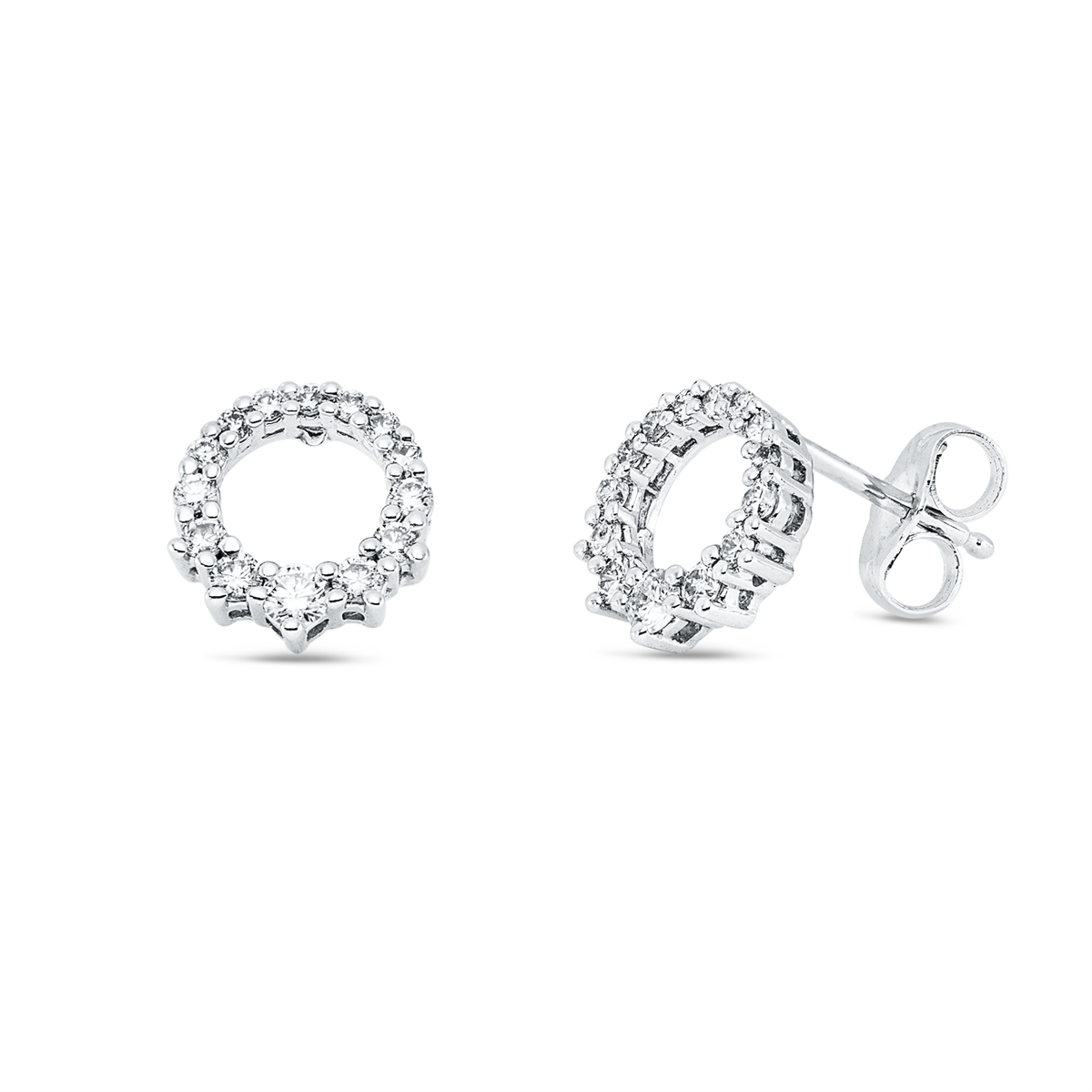 Ohrstecker 14 kt WG