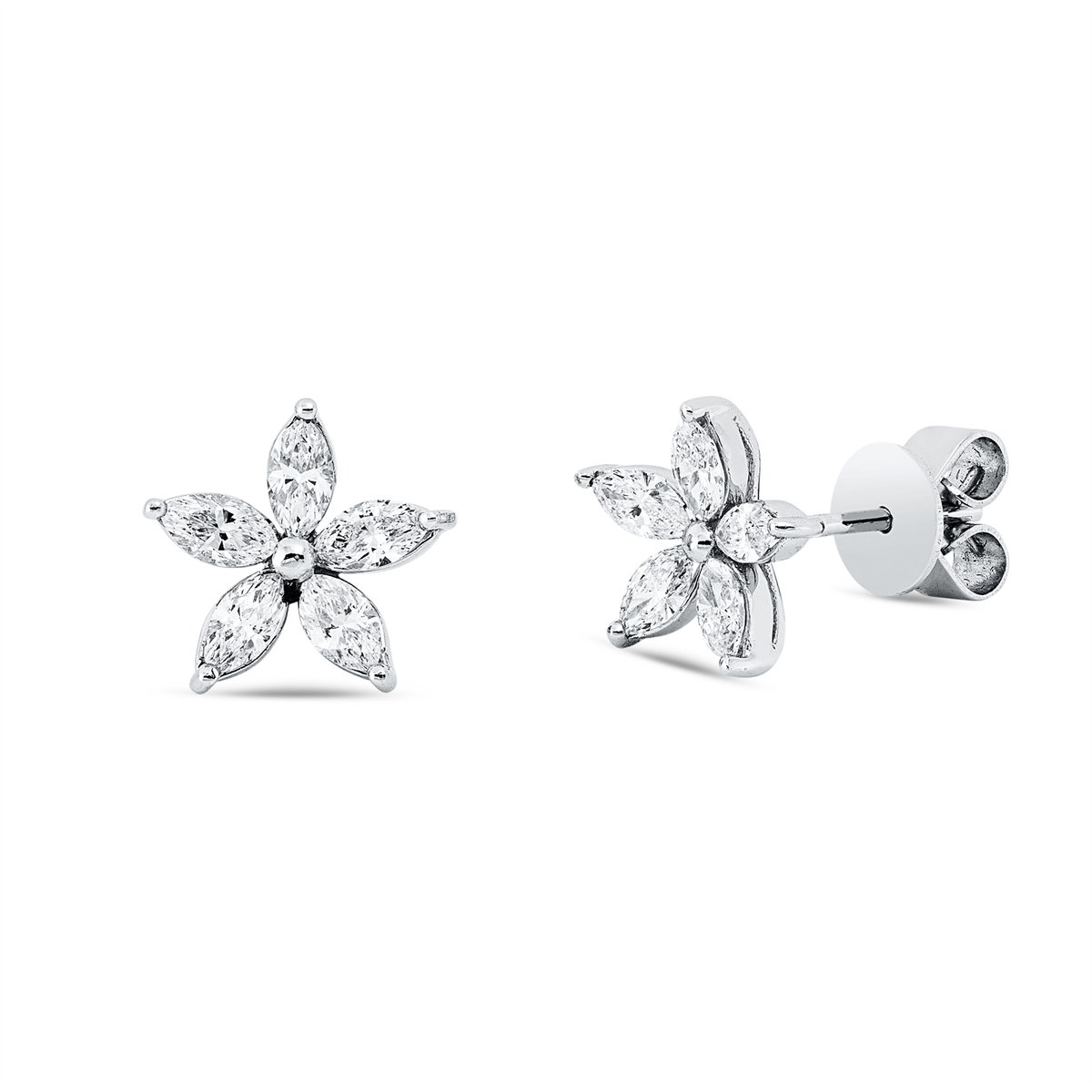 Ohrstecker 18 kt WG