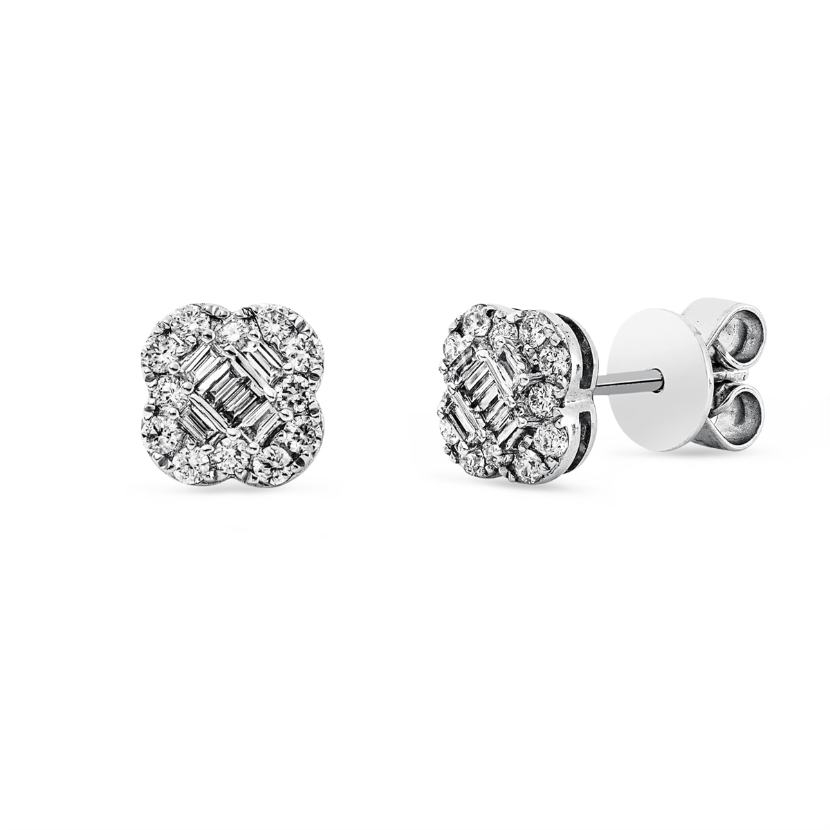 Ohrstecker 18 kt WG