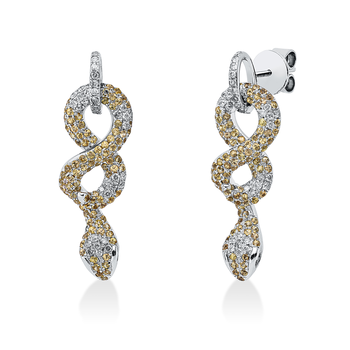 Ohrschmuck 18 kt WG Schlange
