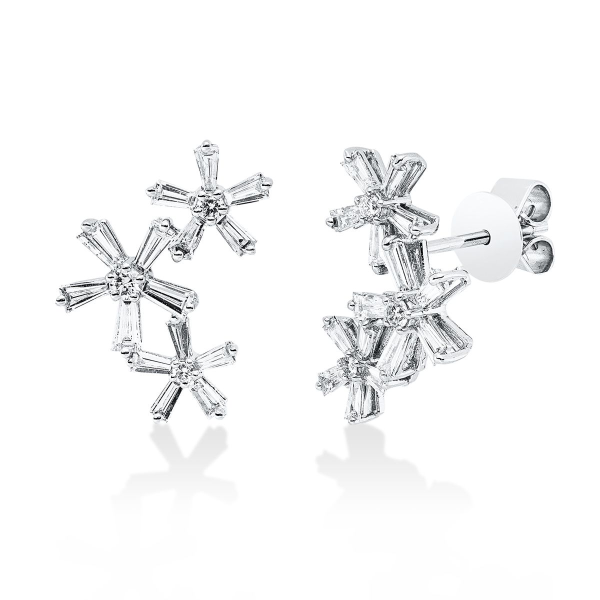 Ohrstecker 18 kt WG