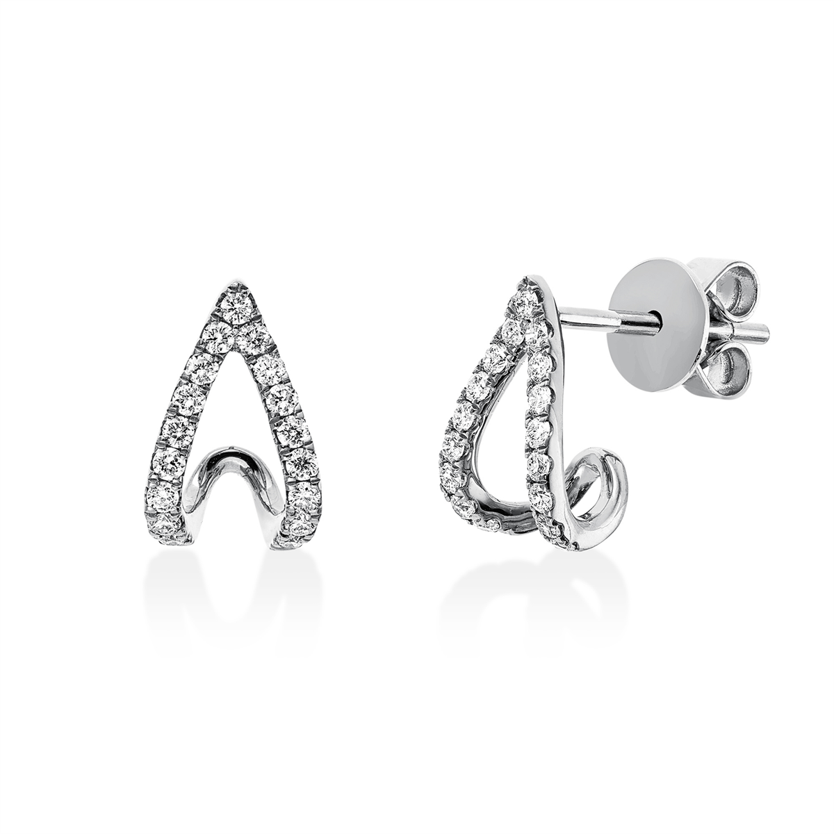 Ohrstecker 18 kt WG