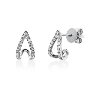 Ohrstecker 18 kt WG