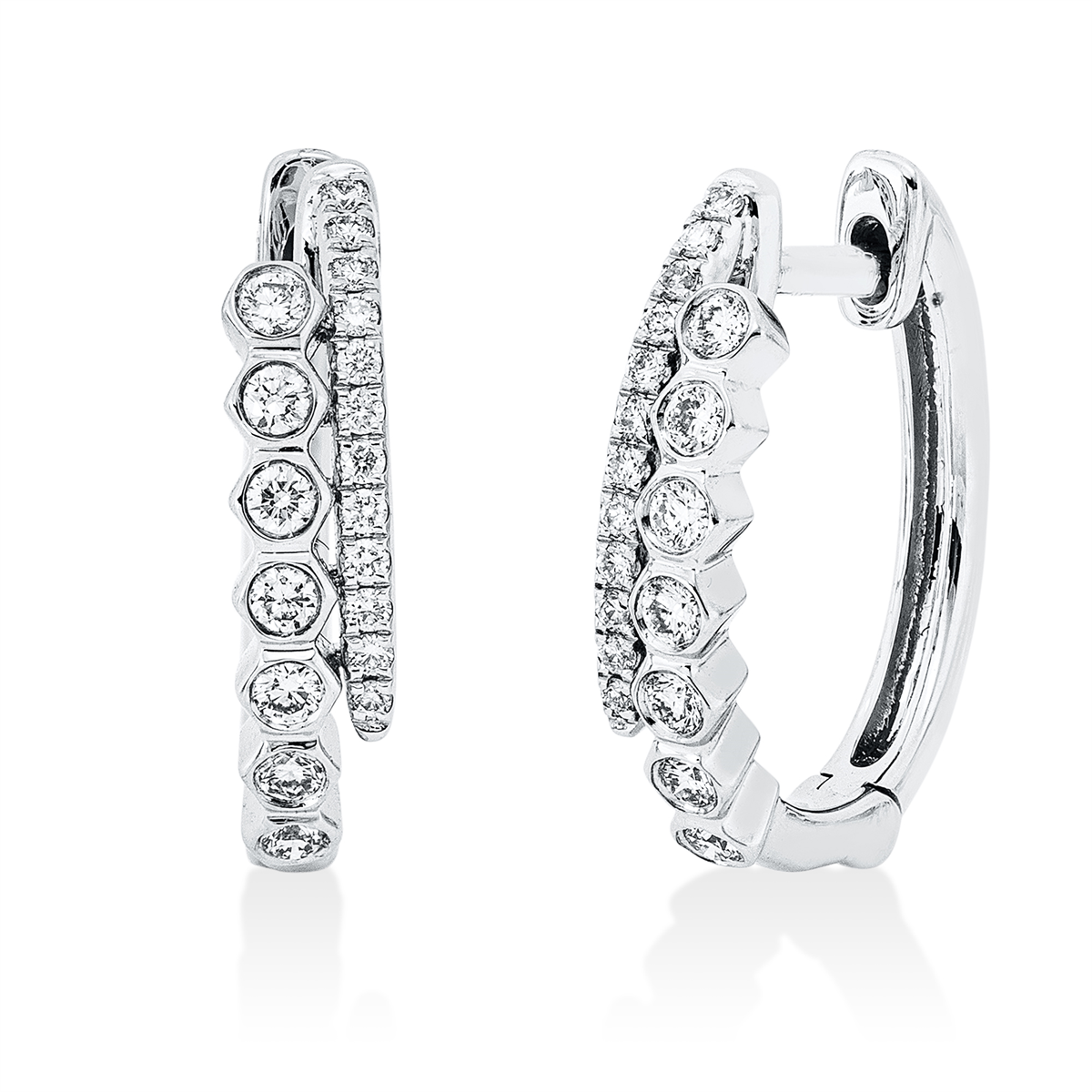 Creolen Zarge 18 kt WG