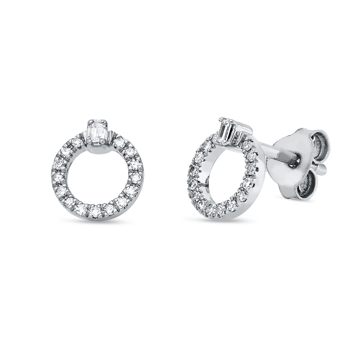 Ohrstecker 18 kt WG