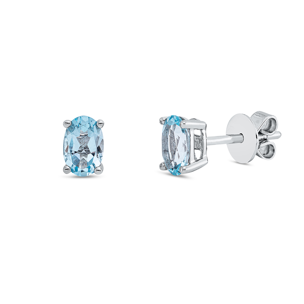 Ohrstecker 4er-Krappe 18 kt WG