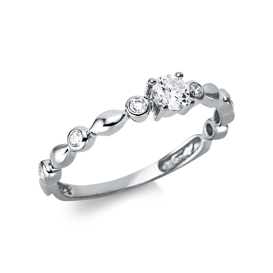 Ring 4er-Krappe 18 kt GG