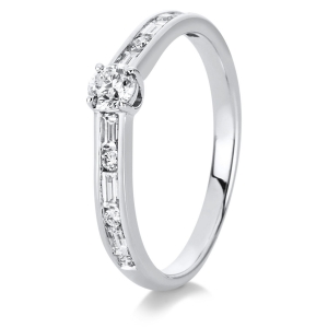 Ring 4er-Krappe 14 kt WG