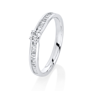 Ring 4er-Krappe 14 kt WG