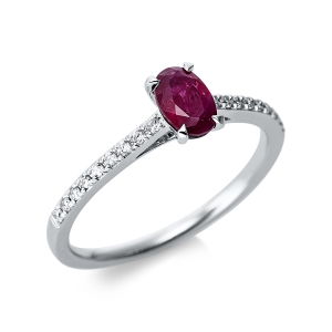 Ring 4er-Krappe 18 kt WG