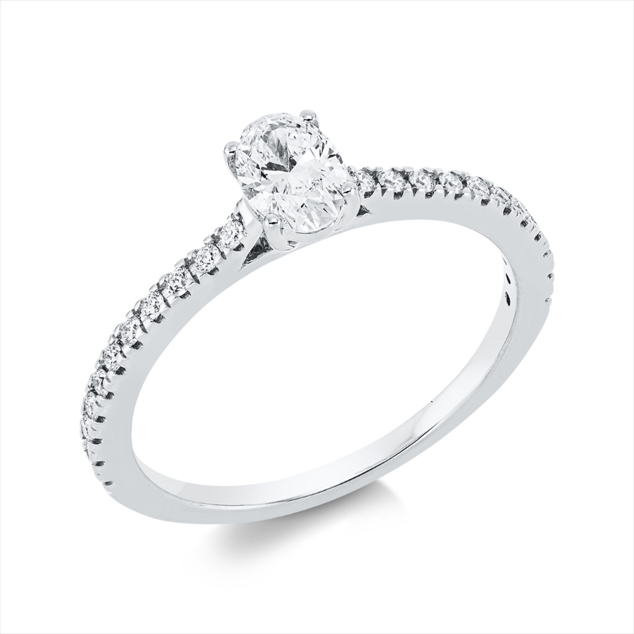 Ring 4er-Krappe 18 kt GG