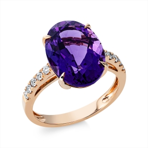 Ring 4er-Krappe 18 kt RG