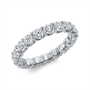 Infinity Memoire Ring  18kt Weißgold mit 2,72ct Diamanten