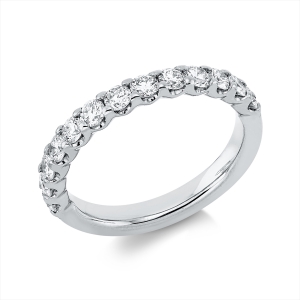 Memoire halb Ring  18kt Gelbgold mit 0,87ct Diamanten