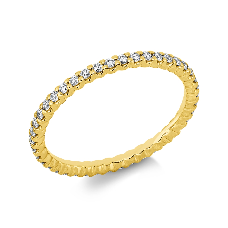 Infinity Memoire Ring  18kt Gelbgold mit 0,41ct Diamanten