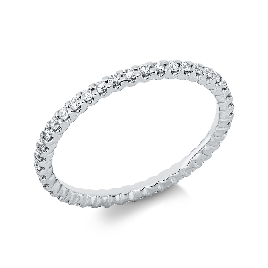 Infinity Memoire Ring  18kt Gelbgold mit 0,41ct Diamanten