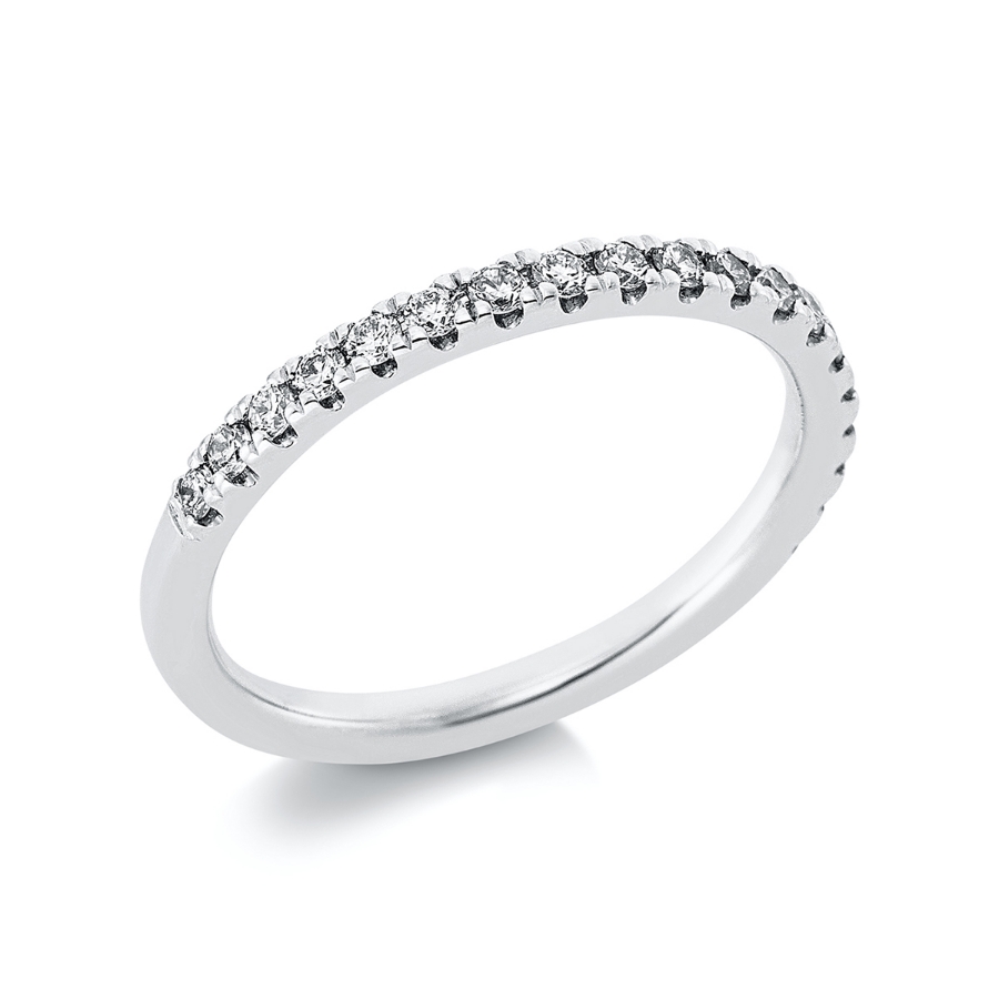 Memoire halb Ring  18kt Gelbgold mit 0,33ct Diamanten