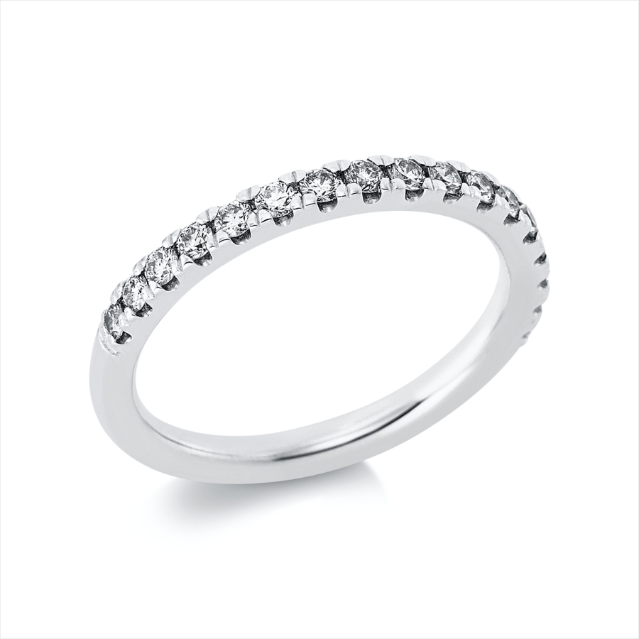 Memoire halb Ring  14kt Gelbgold mit 0,39ct Diamanten