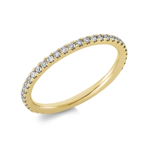 Infinity Memoire Ring  14kt Gelbgold mit 0,39ct Diamanten