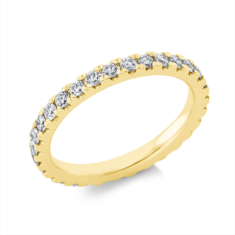 Infinity Memoire Ring  14kt Gelbgold mit 0,79ct Diamanten