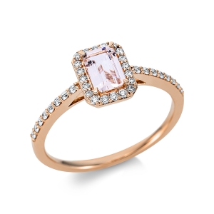 Ring 4er-Krappe 18 kt RG