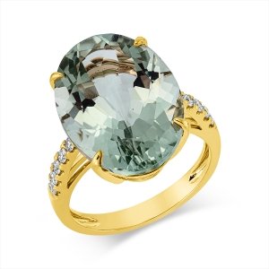 Ring 4er-Krappe 18 kt GG