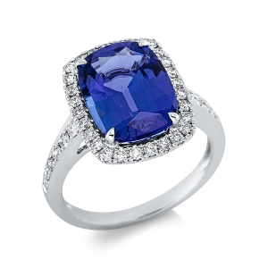 Ring 4er-Krappe 18 kt WG