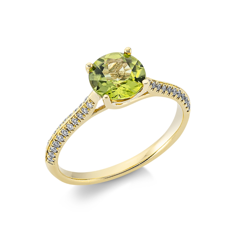 Ring 4er-Krappe 18 kt GG