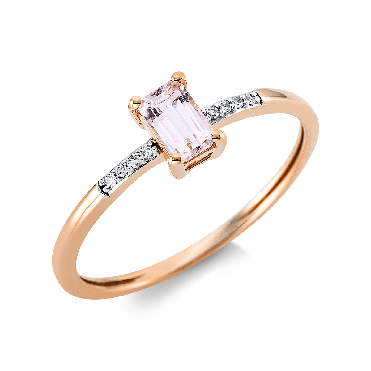 Ring 4er-Krappe 18 kt RG