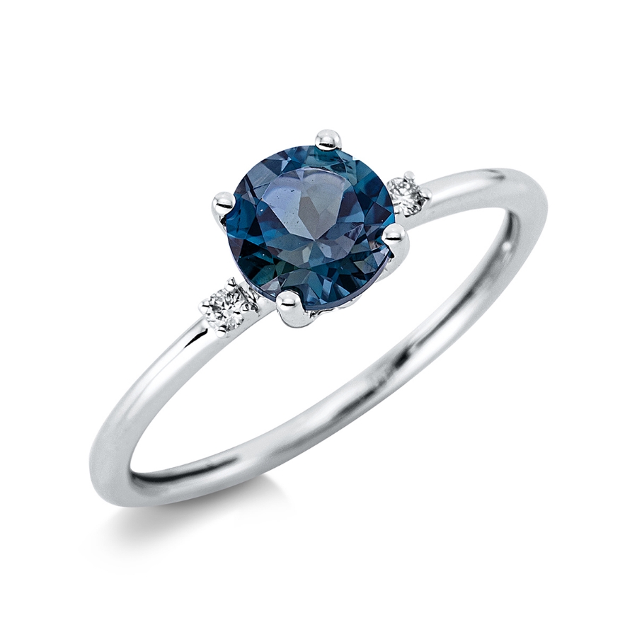 Ring 4er-Krappe 18 kt WG