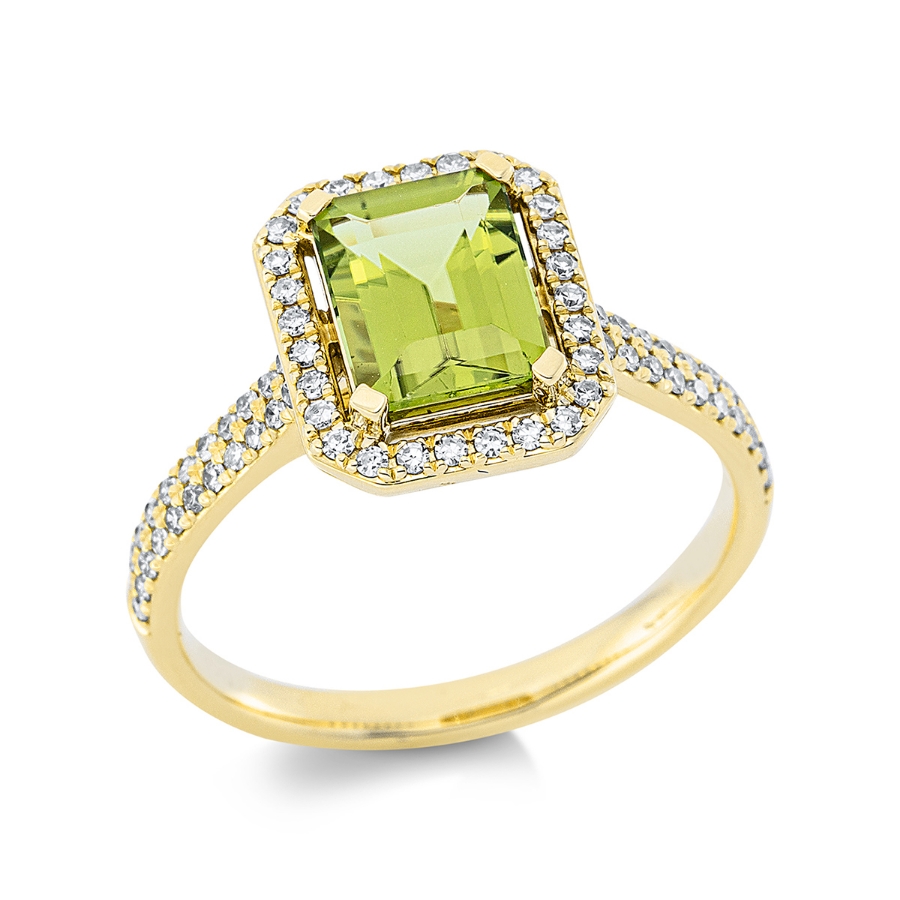 Ring 4er-Krappe 18 kt GG