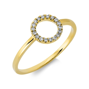 Ring 18 kt GG Kreis