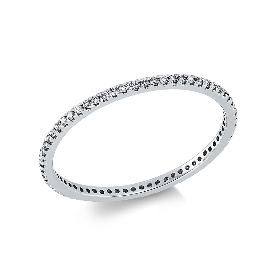 Infinity Memoire Ring  18kt Weißgold mit 0,20ct Diamanten