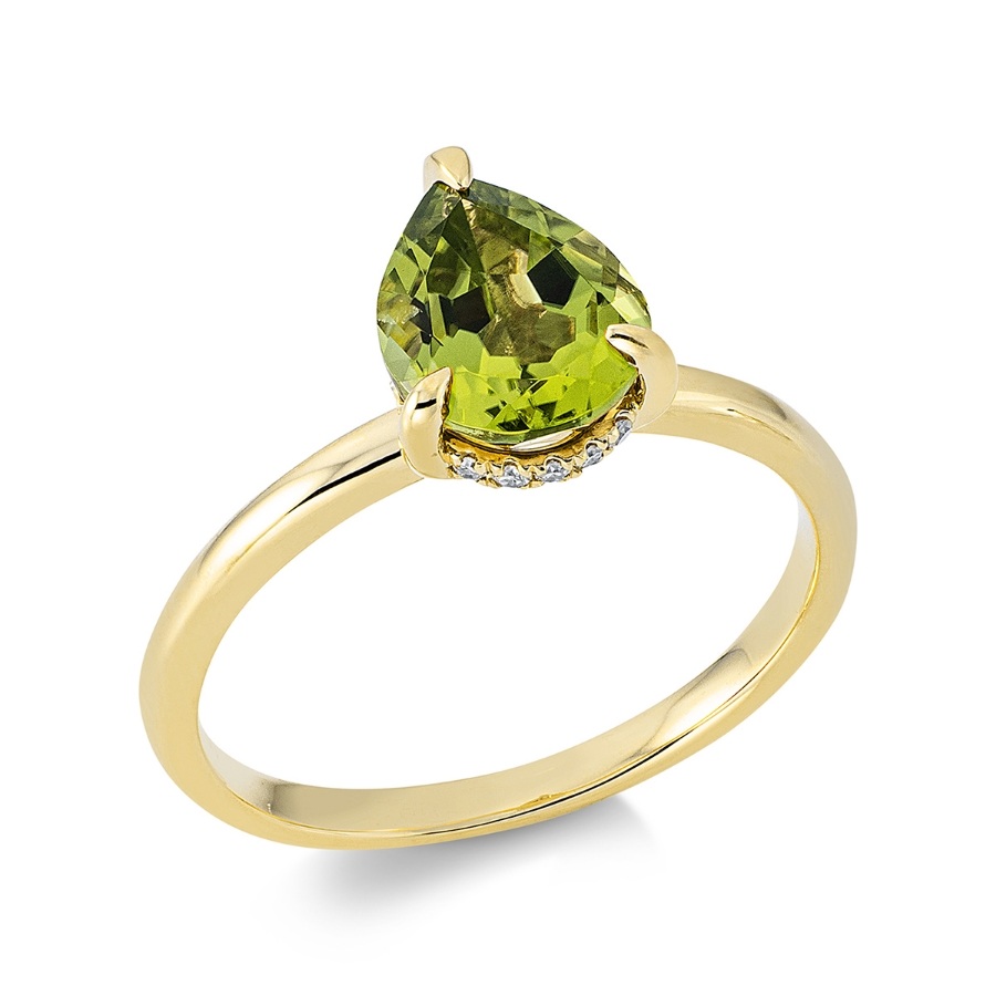 Ring 3er-Krappe 18 kt GG